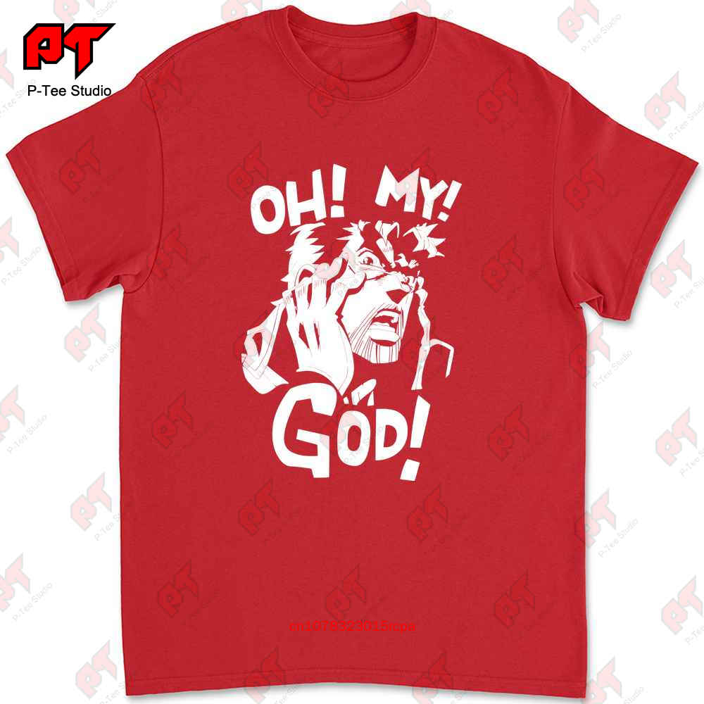 JojoS Bizarre Adventure Джозеф Джостар О Боже Футболка 3CFU