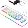 Русская Арабская Проводная Светящаяся Игровая Клавиатура и Мышь Набор