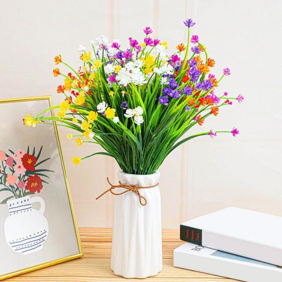 Искусственный букет камелий Реалистичные искусственные цветки камелий Пучок искусственных цветов для декора обеденного стола, дома, офиса, свадебной вечеринки