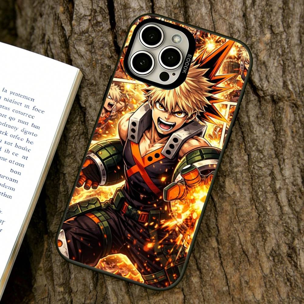 Чехол для телефона Кацуки Бакуго Для iPhone 17,16,15,14,13,12,11 Plus,Pro Max,XS,Красочный Серебряный чехол для телефона Funda Cover