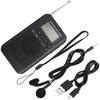 AM FM Digital Radio 2 Band Stereo Radio Digital Tuning Radio Pocket Radio Portable ICD Screen