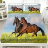 Персонализированное постельное белье Wild Horse на заказ, комплект простыней на резинке, удобный и приятный к коже, размер queen для мальчиков