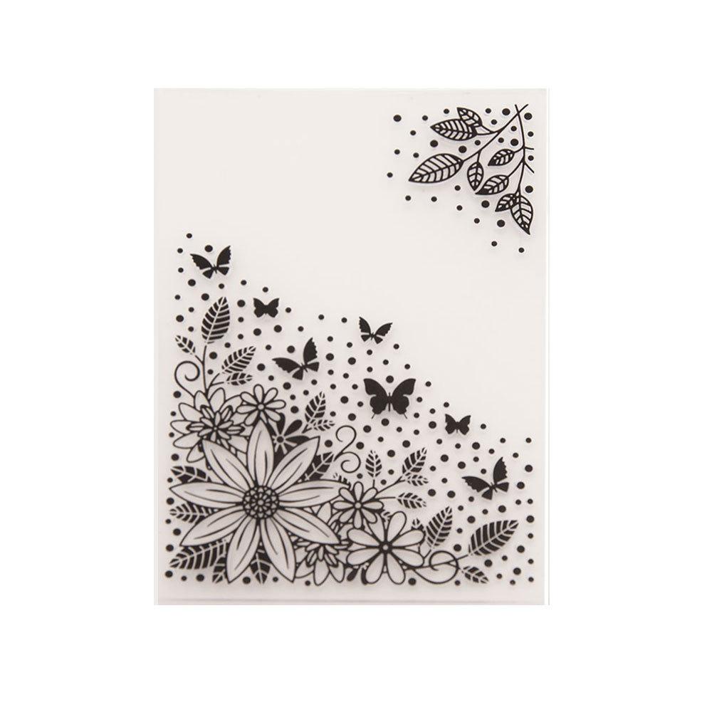 Цветочная бабочка, пластиковая папка с тиснением для скрапбукинга, сделай сам, фотоальбом, рамка для карт, шаблон, роза, овальная