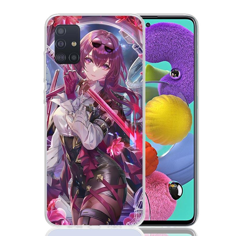 Honkai Star Rail Kafka Phone Case for Samsung Galaxy A52 A51 A50S A12 A22 A32 A72 A10S A30S A31 A71 Note 20 Ultra 10 Plus S10 Ga