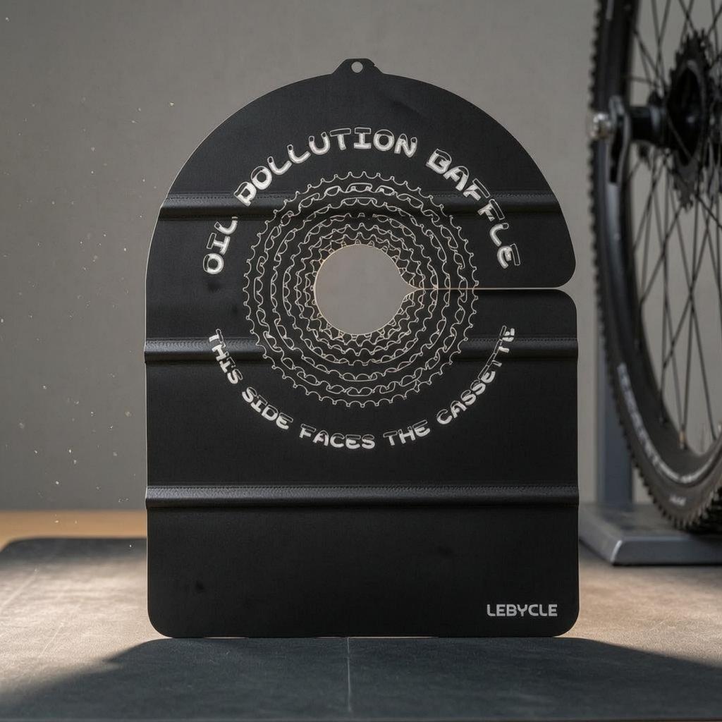 Bike Cleaning Guard Easy To Use Chain Cleaning Guard Bike Drivetrain Kit Lightweight Chain Brush Kit Printed Graphic