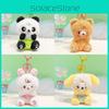 Jinnew Очаровательный плюшевый брелок для ключей Baby Club Разноцветный животный брелок для детей