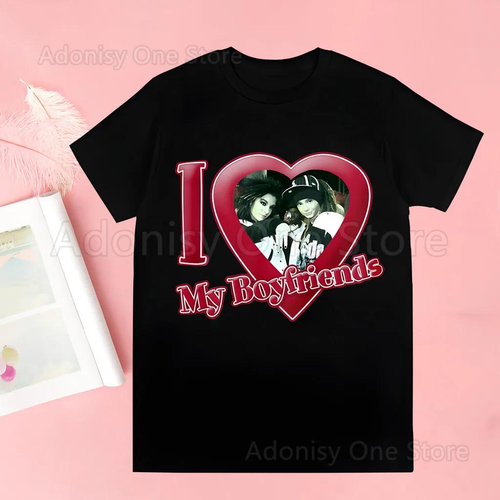 Rock Band Tokio Hotel Music Harajuku Print Unisex T-shirt Unisex Casual Shirt Short Sleeve Unisex T-shirt Graphic Printing