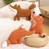 Kawaii Fox Pillow Stuffed Animal Plush Toys for Children Girl Boy Kids Cute Gift Soft Cartoon Christmas Presents Sofa Cushion