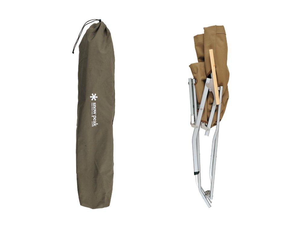 Стул Snow Peak Chair Low Chair 30 Brown Складной Кемпинговый Уличный LV-091BR