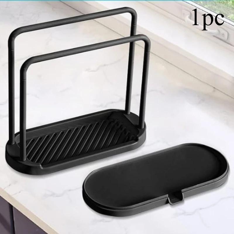 Подставка для сушки кухонных тряпок, многофункциональная подставка для хранения инструментов для мытья посуды, держатель для чистых полотенец, подставка для сушки моющих салфеток для кухонной раковины
