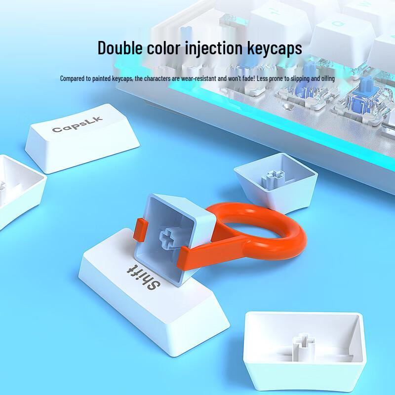 Qisha Wireless Mechanical Gaming Keyboard with RGB Backlight