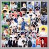 Водонепроницаемые наклейки со знаменитостями Wang Junkai TFBOYS: 50 листов для блокнота, планировщика, чемодана