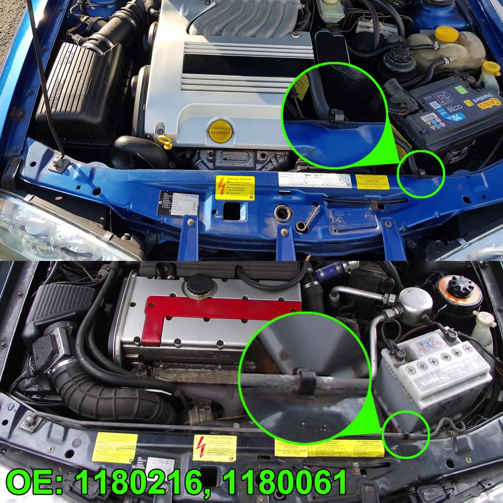 5 шт., опора для капота, опора, зажим, держатель, зажим 1180216 для Chevrolet Volt Astra G Omega, крепеж для Buick Cascada