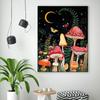 5D DIY Diamond Painting Mushrooms and The Moon Cross Stitch Kit Mosaic Diamond Embroidery Rose Full Round/Square Drill Home Decoration