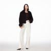 VEROMODA Women's Crochet-Detail Straight-Leg Jeans