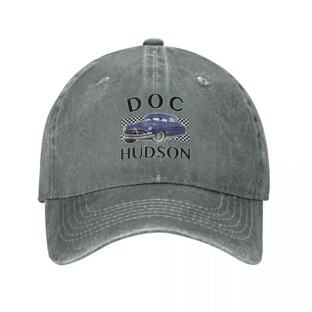 Кепка с козырьком Doc Hudson Finish из мультфильма Тачки Новая Шляпа Уличная одежда Регби Женская Мужская