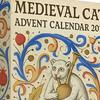 Medieval Cat Advent Calendar 24-Day Countdown Seasonal Advent Calendar Christmas-themed Decoration Kid Room Decor