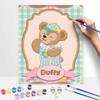 Disney Oil Painting Kit Duffy Home Bedroom Wall Decor Handmade Gift for Fans