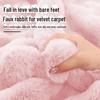 Bubble Velvet Imitation Rabbit Fur Carpet – Thick Fluff for Living Room, Bedroom, and Tatami Floor, Ideal for Autumn and Winter.