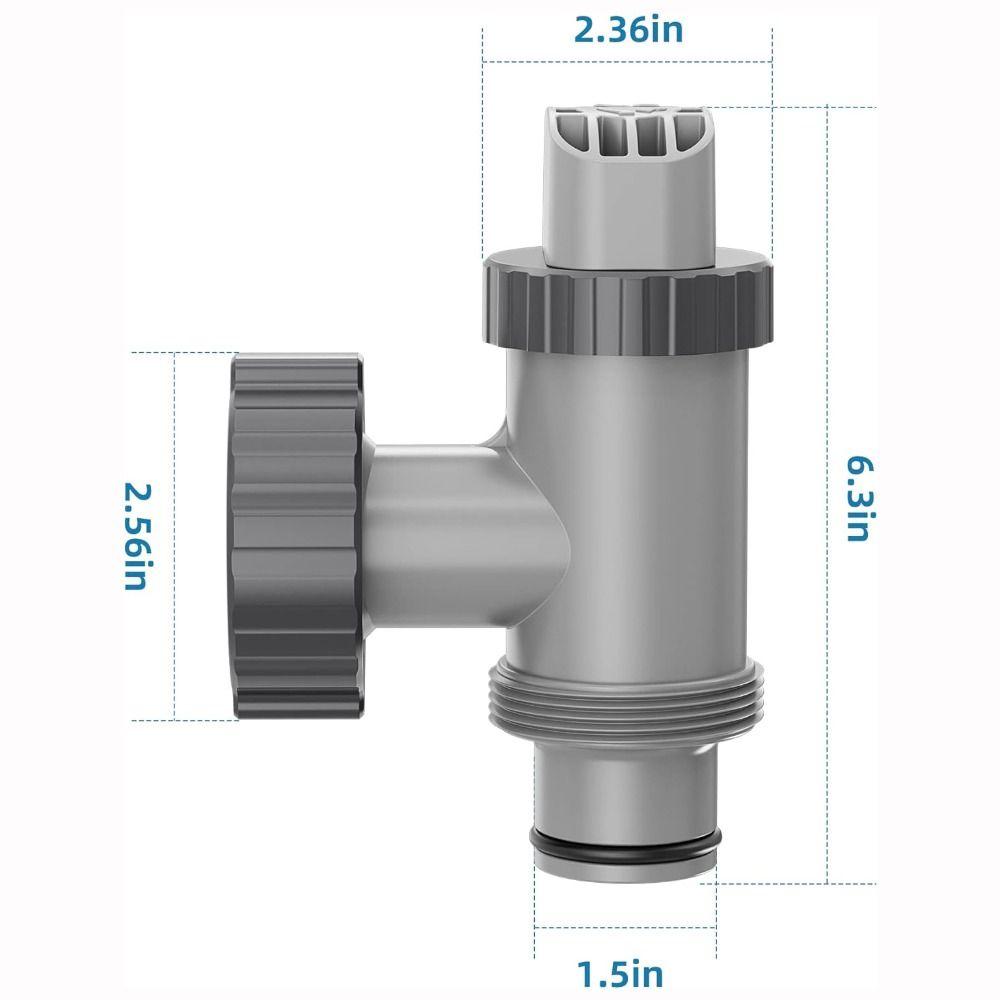 Easy Installation Pool Plunger Valve On/Off Control Above Ground Pool Valve