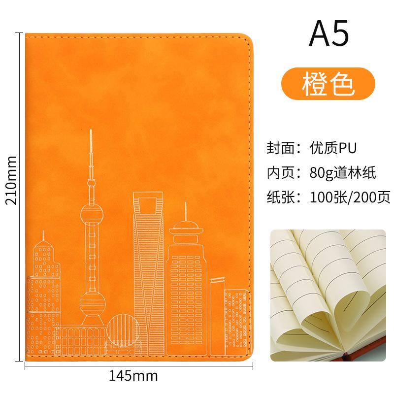 PU Leather Daolin Paper A5 Notebook Set GS789 Thread-Bound-College Students Travel Check-Ins New Recommendation Best-Selling