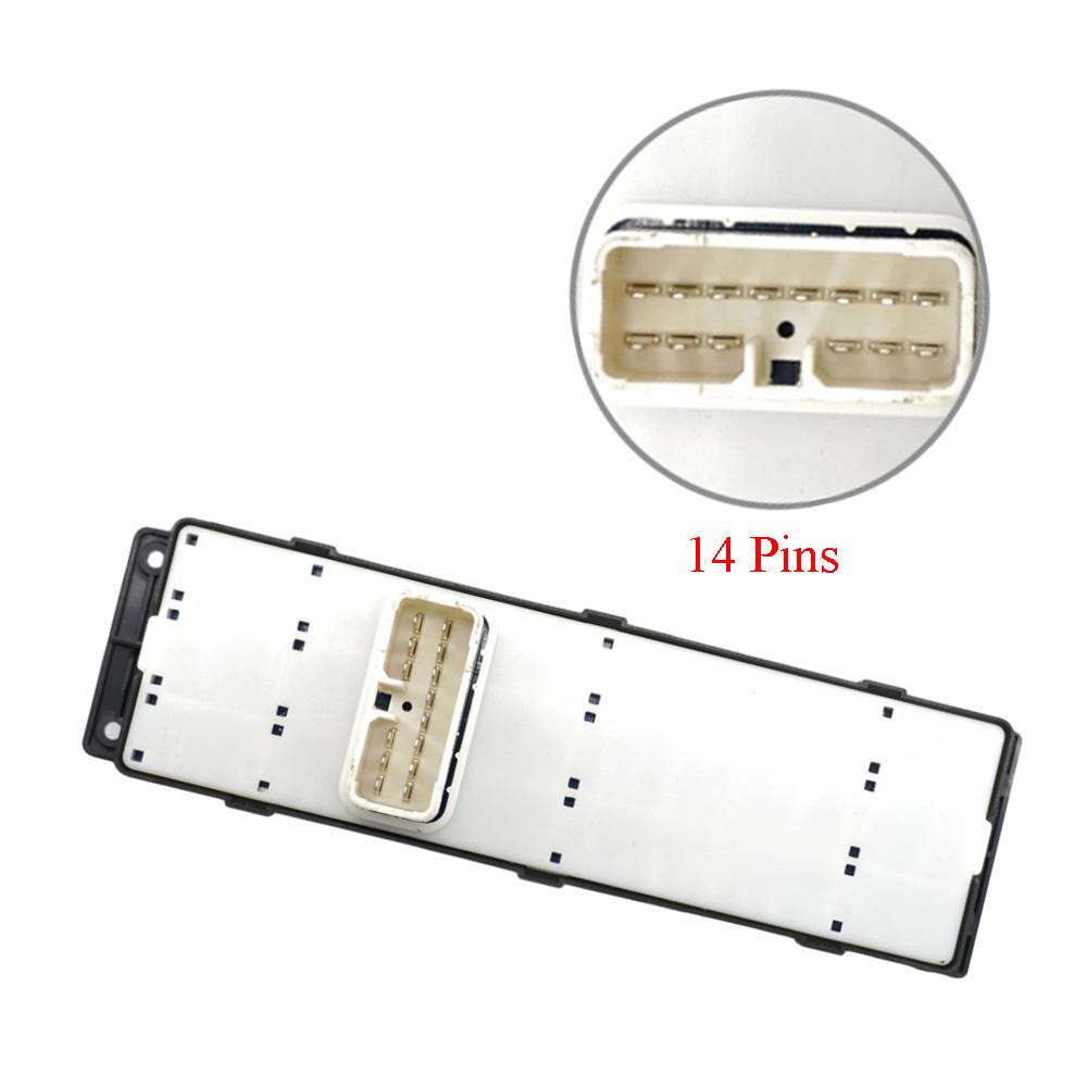 Кнопка переключателя управления передним левым стеклоподъемником для Hyundai Accent Verna 2010-2014 93570-0U000 935700U110 936701R410 Переключатель стеклоподъемника