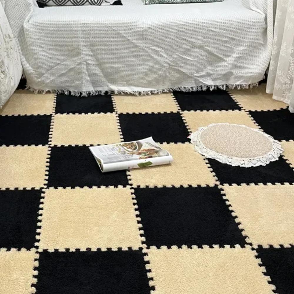 Плюшевые коврики-паззлы для детской, 30*30 см