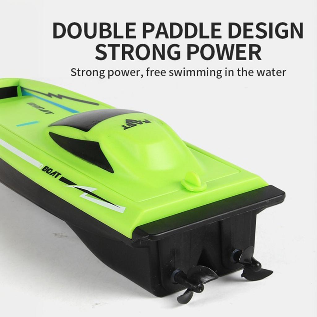 Водный катер с дистанционным управлением, четырехходовой 2.4G катер с дистанционным управлением, перезаряжаемый катер, двухскоростной, электрическая игрушка без батареек
