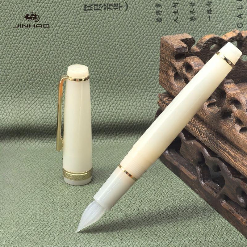 JINHAO 82 Стеклянное перо-кисть Ручная работа Мелко шлифованное Плавное письмо для каллиграфии Канцелярские товары Офис Школа Художественные принадлежности
