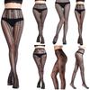 Thin Women Pantyhose Sexy Hollow Solid Fishnet Clothes for Women Black Lace Sexy Lingerie Pantyhose