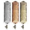 Holy Wall Blessing Item Metal Blessing Mezuzah with Scroll Unique Home Decorations Elegant Blessing Religious Gift