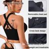 Ударопрочный спортивный бюстгальтер Push-Up: Трансграничный, быстросохнущий, красивый дизайн спинки, большой размер, популярный для бега и йоги