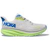 HOKA One One Clifton 9 Wide Comfortable Versatile Non-Slip Durable Low-Top Running Shoes Men Running Shoes Gray Green Blue 1132210-STLC