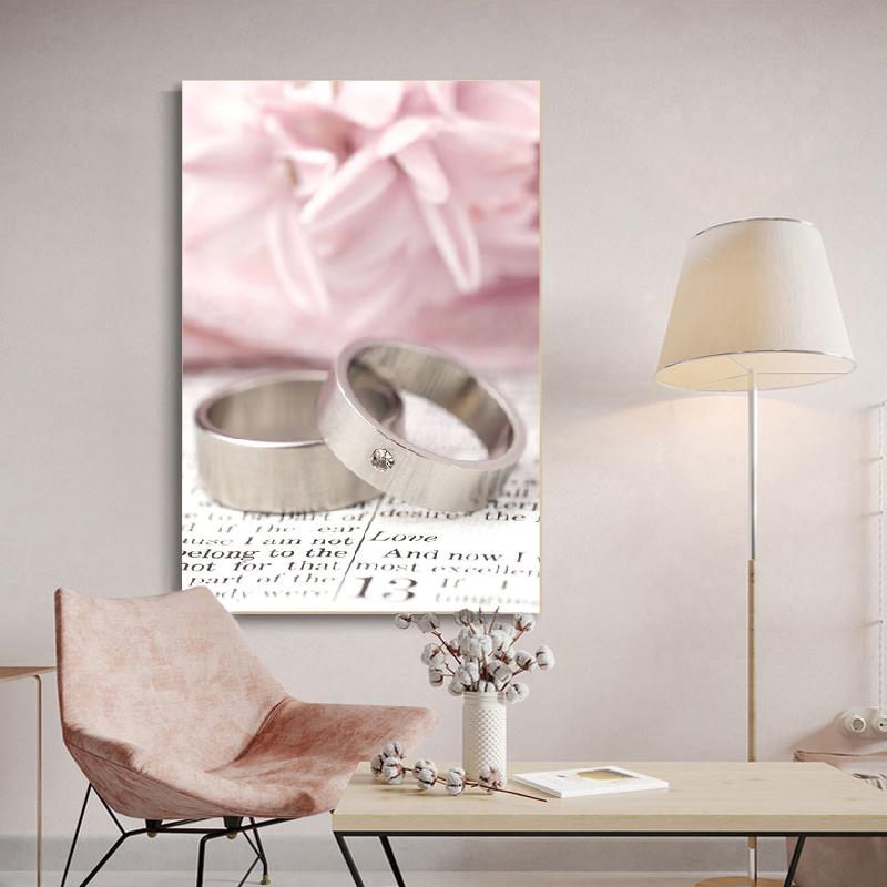 Скандинавский розовый цветок Парижская башня Роза девушка кольцо велосипед плакат и принты настенная живопись на холсте настенная картина для декора гостиной