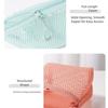 Mesh Cosmetic Bag Dopamine Sundries Storage Pouch Portable Zipper Coin Purse  Travel