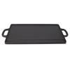 Griddle Plate Double Sided Iron Fast Even Heating Reversible Grill Plate for Outdoor Camping Gas