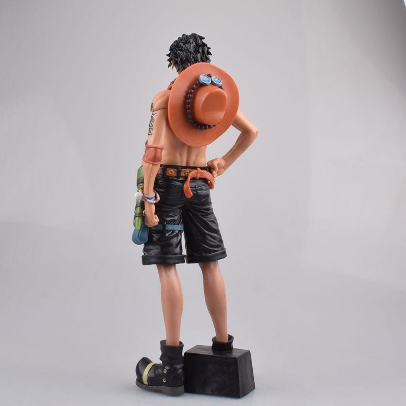 28 см Аниме Статуэтка One piece ROS Эйс Стоячая поза ПВХ Фигурка Действия Коллекционная Модель Игрушки Подарок Для детей