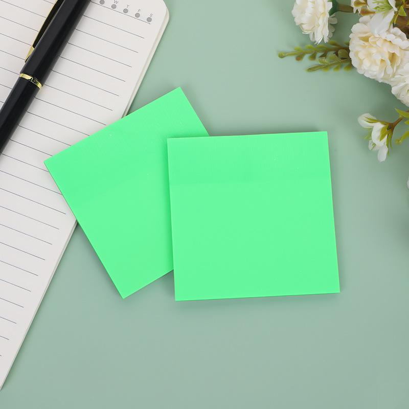 50 Sheets Creative Transparent PET Memo Pad Posted It Sticky Notes Planner Sticker Notepad School Supplies Students Stationery