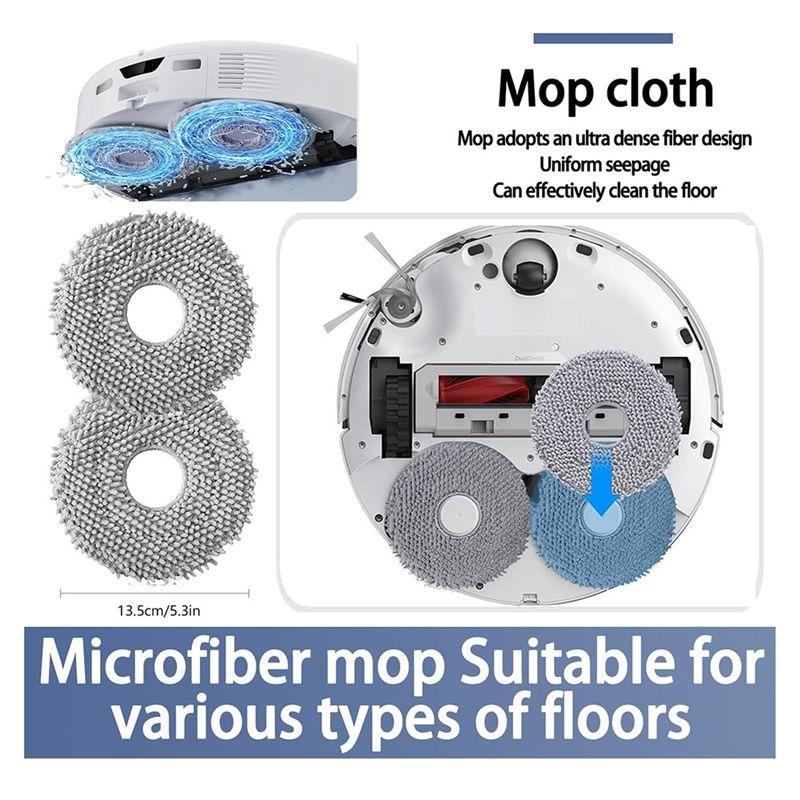 Совместимо с A20F Для Roborock Saros 10R / S9 Maxv Slim Запасные части Основная боковая щетка Фильтр Швабра Мешок для пыли Аксессуары Расходные материалы