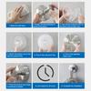 Suction Cup Hooks Drill-free Towel Hooks Stainless Steel Bedroom Robe Hangers for Glass Windows Wreath Hanger for Front Door