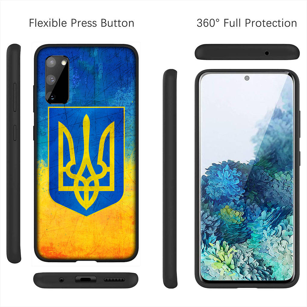 For Samsung Galaxy S24 S23 iPhone 16 15 14 Xiaomi Redmi Note 13 12 11 10 Plus 9 Pro Max X XR Phone Case Ukraine Flag Ukrainian Girl OPPO Huawei Cover