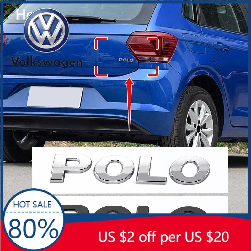 Для VW Volkswagen Jetta MK5 Golf 1 шт. 3D ABS POLO Автомобильный буквенный значок Задний багажник Наклейки значок стикер Декаль стайлинг авто Аксессуары