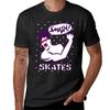 Smash Skates Thrashin Футболка летняя одежда для мальчиков белые тяжелые Мужские футболки