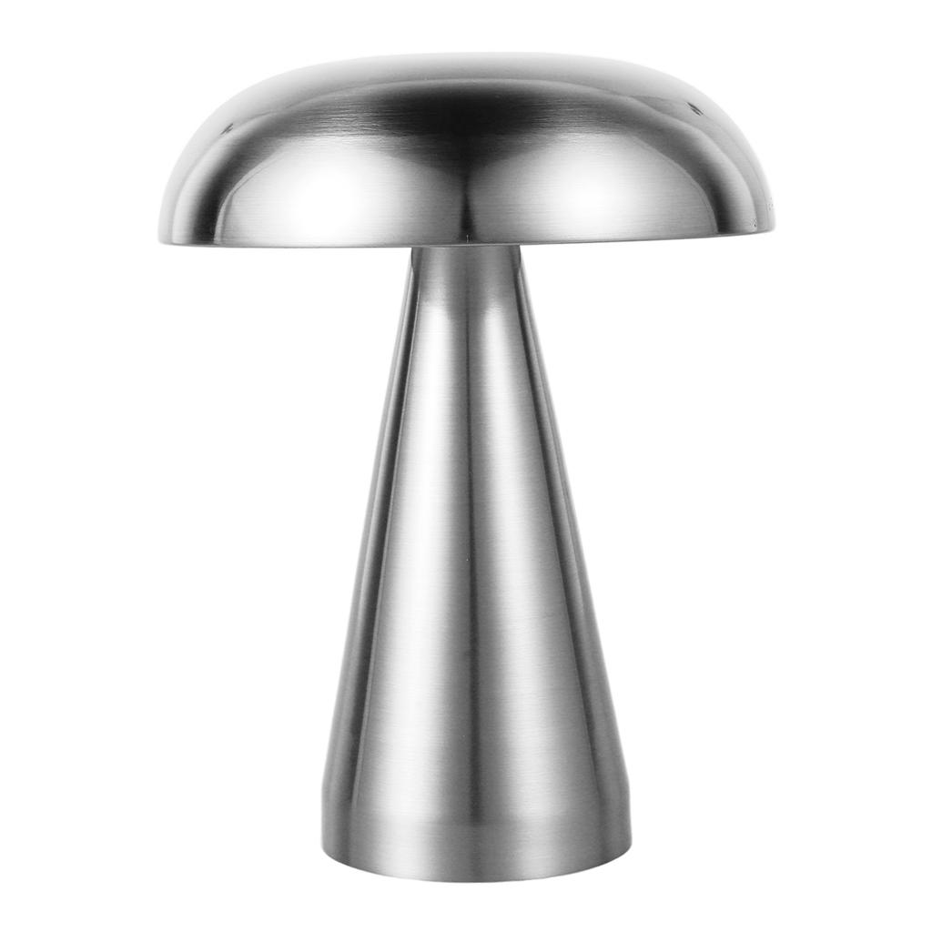 Настольная лампа-гриб, портативная, беспроводная, светодиодная, настольный светильник, сенсорное управление, ночник с 3 режимами регулировки яркости и цвета, для спальни, гостиной