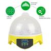Mini Egg Incubator Brooder for Bird Chicken Duck Pigeon Poultry Incubator Adjustable Digital Temperature Automatic Egg Hatcher 16.5 * 17.5cm