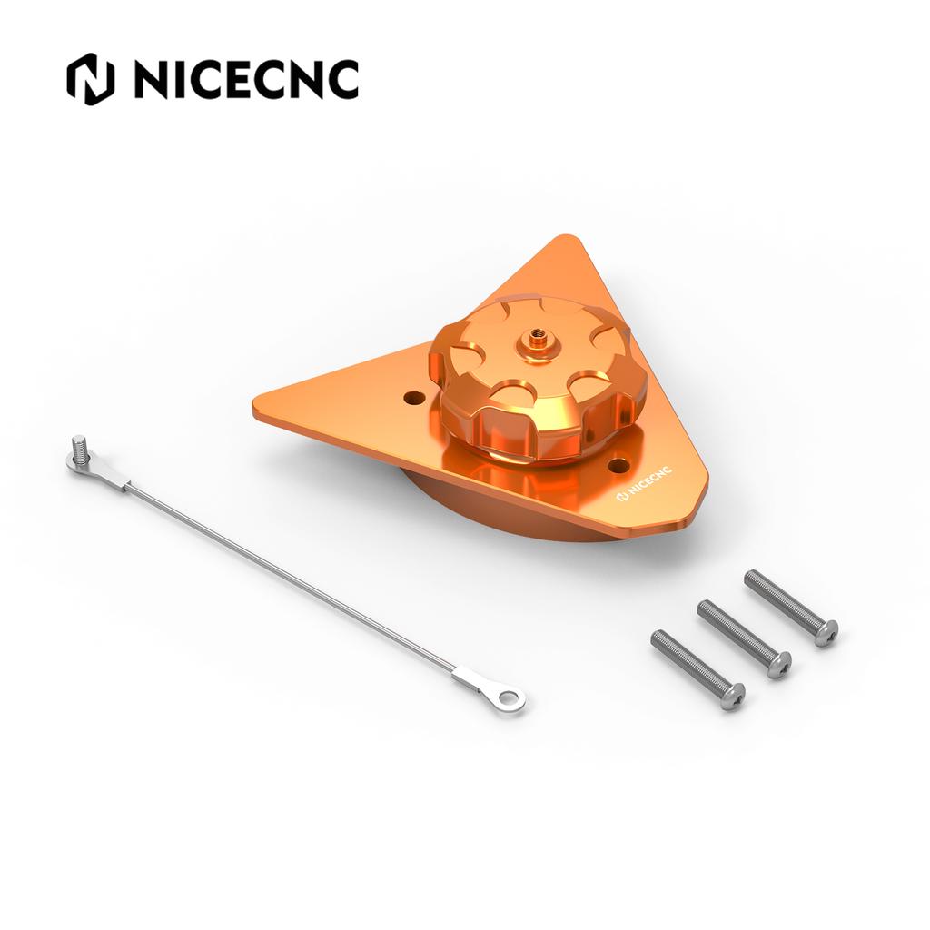 NICECNC For KTM 690 SMC SMCR Enduro R Enduro 690 2008-2018 Gas Oil Fuel Tank Cap Cover Fuel Filler Neck Accessories