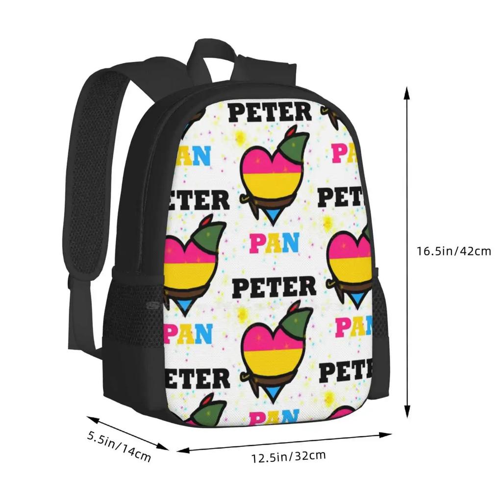 Сумка с узором Школьный рюкзак Гордость Пана Pansexual Pride ЛГБТ