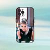 Чехол для телефона Audrey Hepburn 'Forever-A-Audrey' для iPhone 16 15 14 13 12 11 Pro Max Plus, 5G Мягкий черный чехол