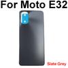 Rear Battery  Housing For Motorola MOTO E22 E22I E32 E32S Back Battery Housing Case Back Cover Parts