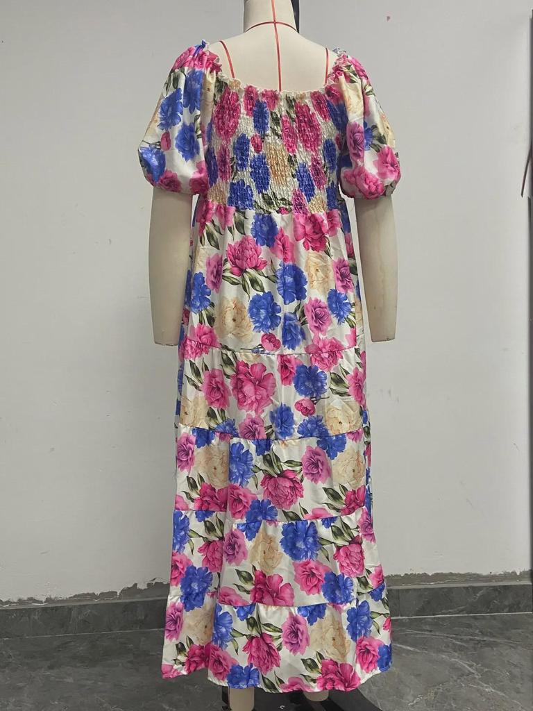 Женское платье с открытыми плечами в европейском и американском стиле, весна/лето 2025 г. - модная длинная юбка на одно плечо с большим размахом